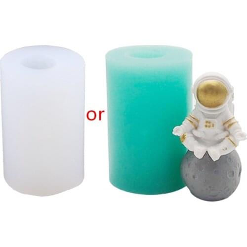 3D Astronaut Silicone Mold Clay Soap Epoxy Mould DIY Cake Chocolate Dessert Fondant Decorating Tools Baking Supplies