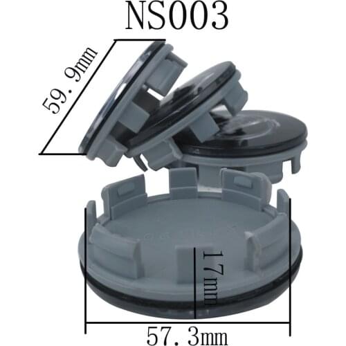 4Pcs Universal ABS Car Wheel Center Hub Cap Cover Hubcaps For Nissan Automobile Dust Hub Caps Cover