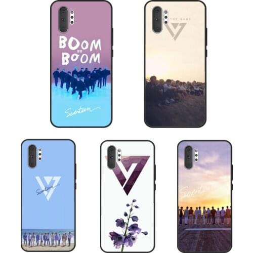 Seventeen KPOP Band Case For Samsung Galaxy S21 Ultra Note 20 Note 10 9 S8 S9 S10 Plus S10e S20 FE Back Cover
