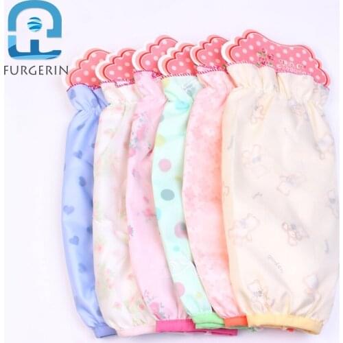 FURGERIN Waterproof Oversleeve Arm Cover Home Accessories Kitchen Oversleeves double-layer print oversleeve Polyester
