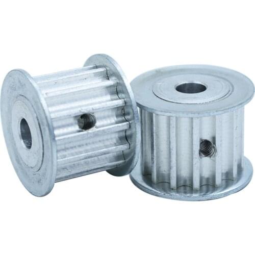 HTD5M-12T Timing Pulley HTD5M 12 Teeth Aluminium Gear Wheel Pulley 16/21mm Belt Width 5/6/6.35/7/8/10mm Bore Timing Belt Pulley