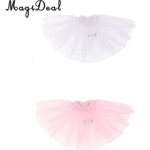 Handmade Beautiful Mesh Skirt for 1/6 BJD Girl Dolls Party Dress Up Clothing Accessories