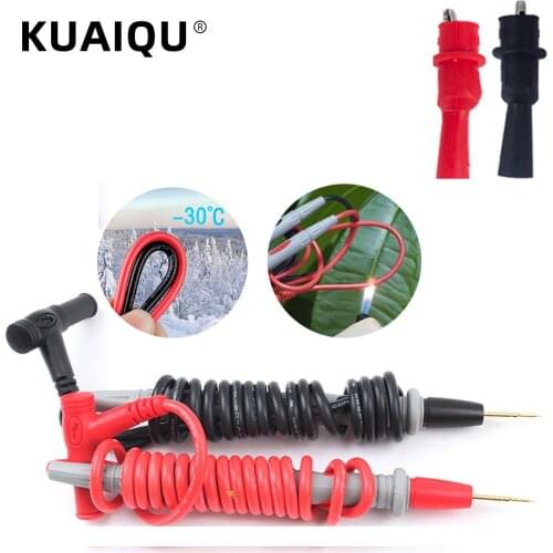 KUAIQU Multi Meter Tester Probe 20A Silicone Wire Universal Probe Test Leads Pin For Digital Multimeter Needle Tip