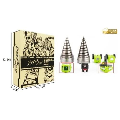 Lensple Transformation jinbao Drills Weapon Upgrade Kit For Devastator Upgrade Kits Fgure Toys