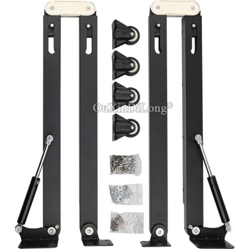 1PCS Multifunction Hidden Desktop Folding Accessories,Fold Down Stretch Dining Table Bar Cabinet Desk Hinges Hardware GF250