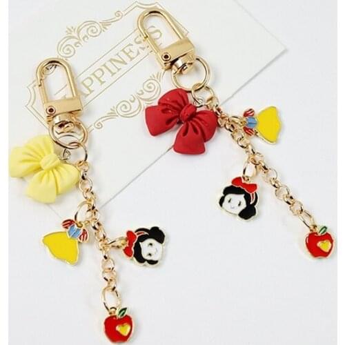 New Tassel Alloy Pendant Drip Ins Mini Bow Keychain Bag Jewelry Accessories Airpods Buckle