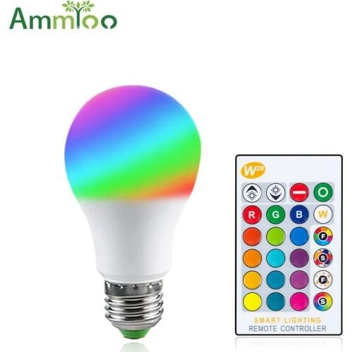 Novelty RGBWW RGBW Led Lamp Bulb 10W 15W E27 Luminaria Led Light Bulbs 85-265V Color Changing Light For Home Party Wedding Decor