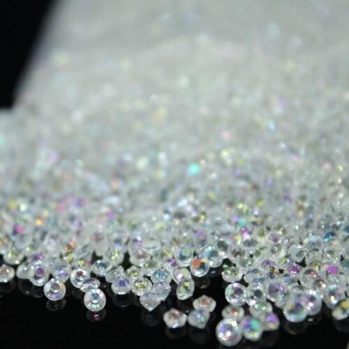 New wedding decoration promotion 10000pcs 4.2mm AB color back claer Diamond Confetti Wedding table invitations Decoration