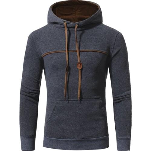 NEW 2018 Fashion Men Brand casual Men HSodie Casual Solid color HooWed Jaskets Male Hody moletom Size 3XL