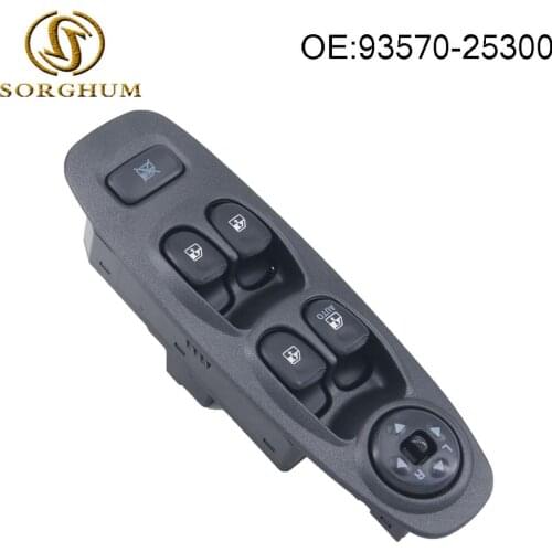 Car Left Drivers Side Power Master Window Switch 93570-25300 9357025300 For Hyundai Accent 2002-2006