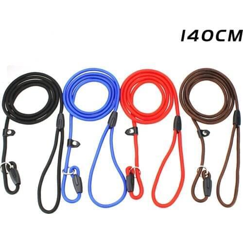 140cm Adjustable Pet Leash Rope Outdoor Training Dog Leashes And Collar Set Nylon Lead Belt For Small Large Dogs Product Stuff