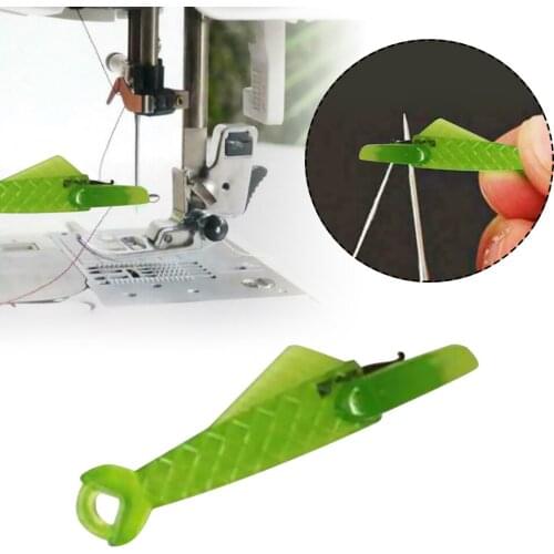 Fish Type Sewing Machine Needle Threader Automatic Quick Sewing Threader Plastic Threader DIY Craft Accessories Dropshipping 5pc
