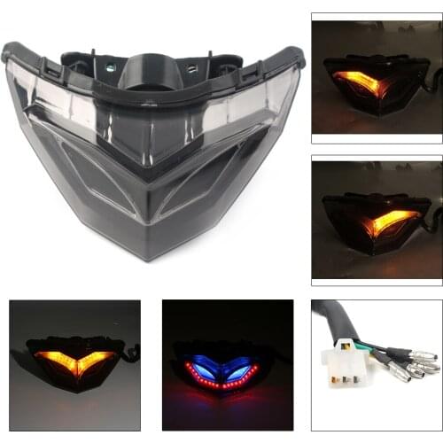Motorcycle Turn Signal Tail Light Rear Brake Taillight 12V For Kawasaki Ninja 250R 300 EX300 2013 2014 2015 2016 2017