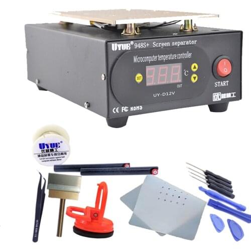 UYUE 948S+ LCD Separator Machine Build-in Pump Vacuum Screen Repair Machine Kit For Smart Phone iPhone /Samsung Refurbish