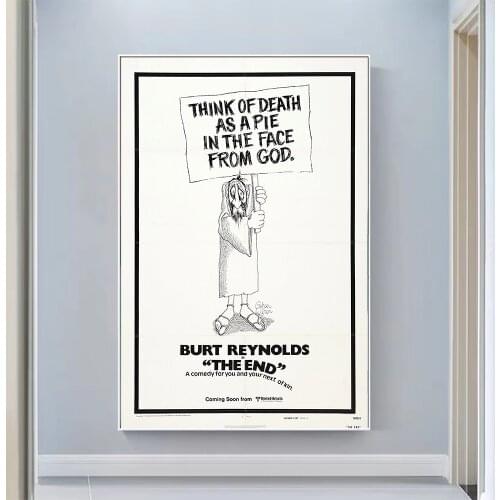 V0745 The End Vintage Classic Movie Wall Silk Cloth HD Poster Art Home Decoration Gift