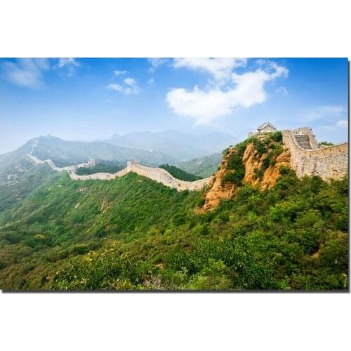 Great Wall of China Landscape Poster Chinese Style Canvas Painting Wall Art Pictures Print For Living Room