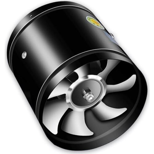 4''6''8'' Pipe Exhaust Fan Duct Ceiling Air Ventilation Blower Inline Booster Window Exhauster Toilet Kitchen Wall Exhaust Fan