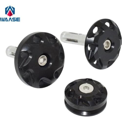 Waase For Kawasaki Z1000 ZRT00D ZRT00F 2010 2011 2012 2013 2014 2015 2016 Aluminum Frame Hole Cover