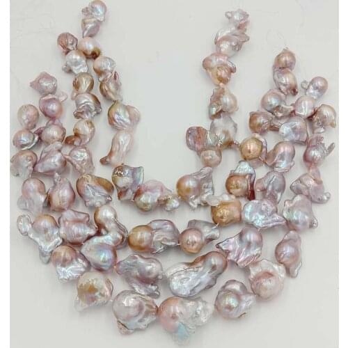 Pearl beads,100% Nature freshwater loose pearl with baroque shape, BIG VIOLET BAROQUE shape pearl .16-24 mm,nice nature color