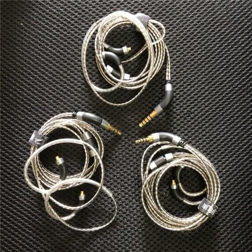 2.5mm 3.5mm 4.4mm balanced cable OFC silver plated update audio cable MMCX plug