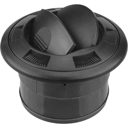 2.95 inch Car RV ATV A/C Vent Air Outlet Rotating Air Conditioning Ventilation Outlet Interior Round Ceiling with ST2.9x13 Screw