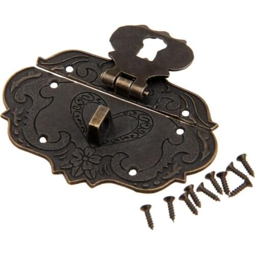 85MM/96MM Antique Brass Jewelry Chest Box Gift Box Suitcase Case Buckles Toggle Hasp Latch Catch Clasp Vintage Hardware 1pc