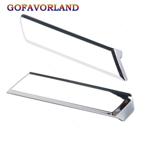 86636AG260 86636AG261 Pair L+R Headlight Water Spray Nozzle Cover Chrome Headlamp Washer Nozzle Cap For Subaru Legacy Outback