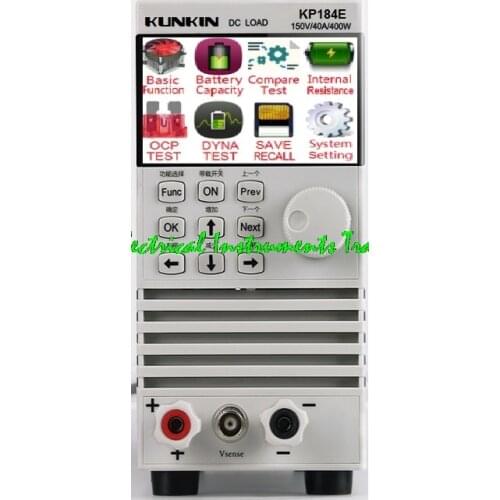 Fast arrival Color screen graphical interface KP182E/KP184E Single Channel Electronic DC Load 200W/150V/20A ,400W/150V/40A