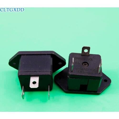 YuXi Black industrial outlet with ear fixing hole American standard 250V 10A universal AC power socket