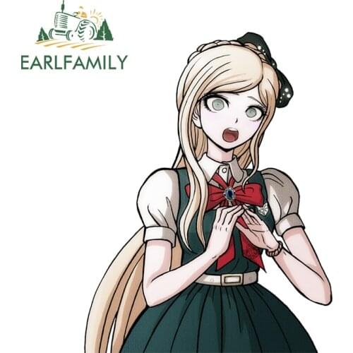 EARLFAMILY 13cm x 10.1cm for Kaede Akamatsu Car Body Decal Cartoon Car Stickers Air Conditioner Windshield Motorcycle Decoration