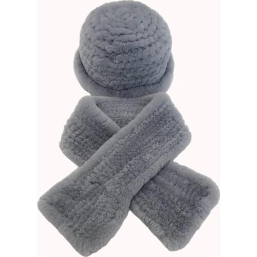 Fxfurs Sets Of Hats And Scarves