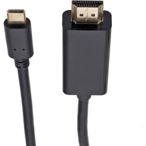 USB 3.1 Usb C To HDMI-compatible 4K Adapter Cable 1.8M Type C To HDMI-compatible Cable for MacBook Samsung