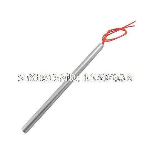 Red 2 Wire 14mm x 260mm Single End Mould Cartridge Heater AC 110V 600W