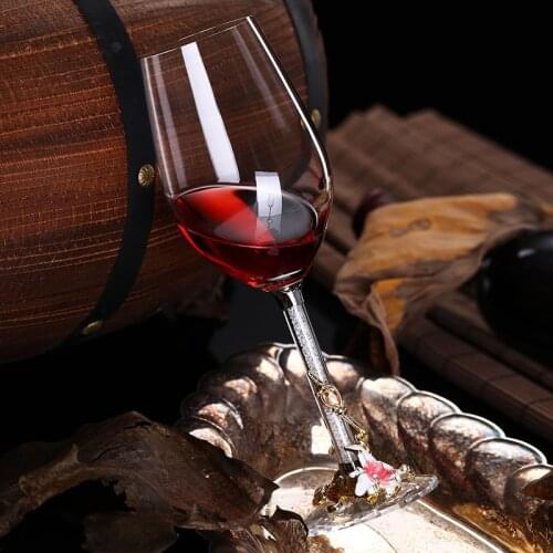 Creative Lead-free Crystal Premium Red Wine Glass Large Goblet Wine Cup Wedding Gift Set Bar Party Family Drinkware