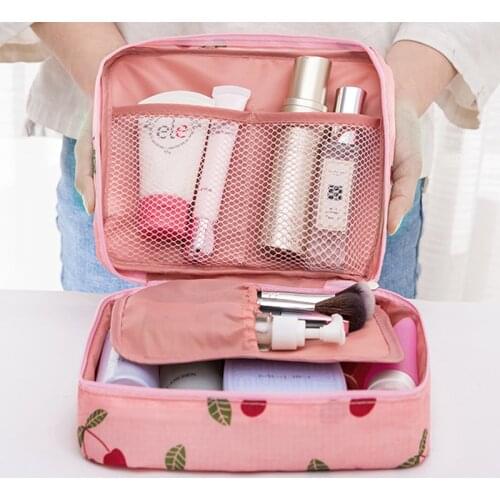 Hot-Sale Cosmetic Storage Bag Travel Bag Makeup Organizer Skincare Storage Zipper Bag 100% Good Rating 14 Colors
