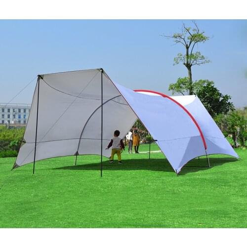 8-person outdoor sunshade awning camping canopy multi-function living room tent anti-UV large pergola