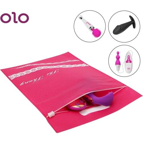 OLO Secret Storage Cover for Vibrator Penis Anal Plug Sexy Dildo Hidden Pouch Discreet Storage Bags Sex Toys Storage Bag