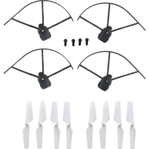 Original Propeller and Propeller Protection Guards Spare Parts for JJRC H37 E50 Portable Elfie Pocket Selfie RC Quadcopter Drone