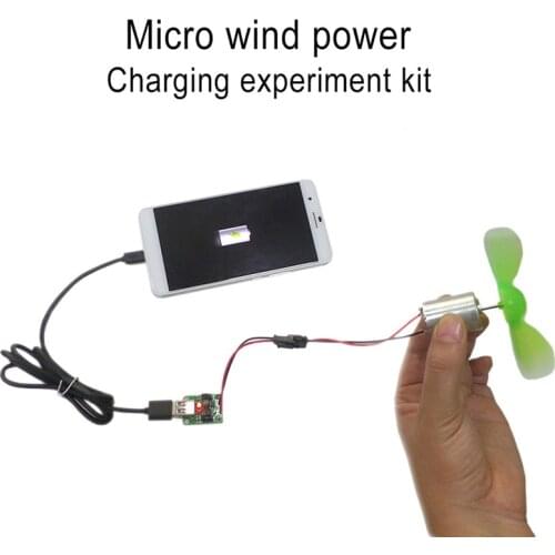 Portable Wind Power Generator Set Turbine Motor Alternator Self-Generation Emergency Phone Charger LB88