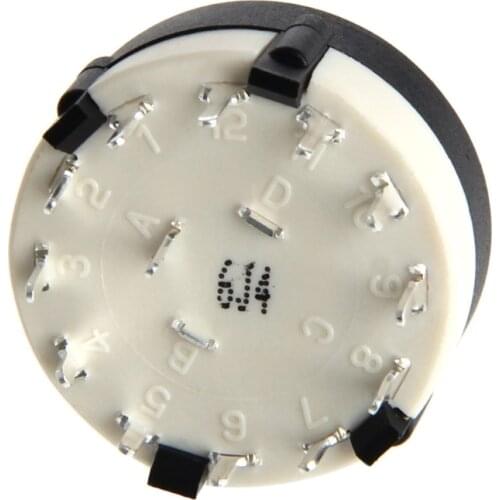 RS26 1P12T Band Switch Band Channel Rotary Selector Switch 1 Pole 12 Position Selectable Position