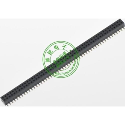 Row female connector spacing 1.0MM 2 * 50 100PIN female SMD