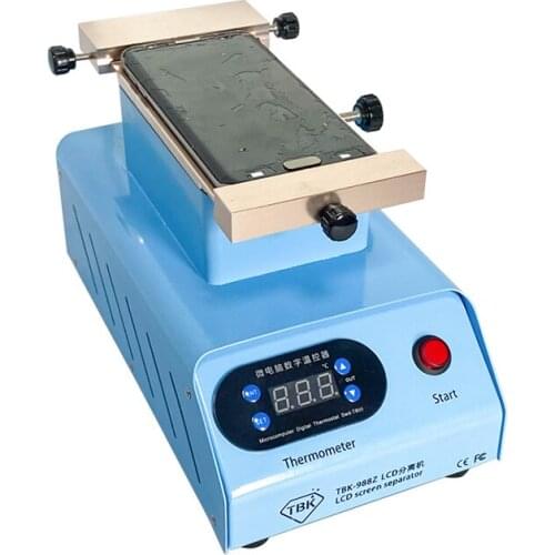 TBK-988Z 7 inch lcd screen separator Built-in double vacuum pump for iphone X samsung Curved screen S8 S9 S10 iPhone X XS MAX