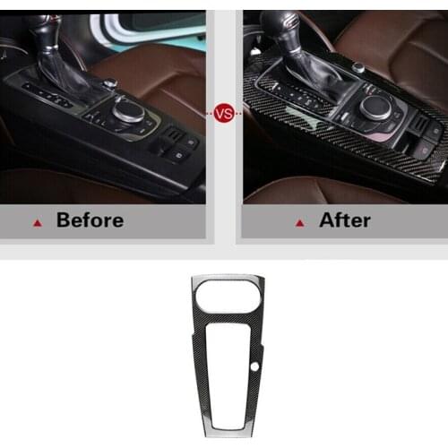 Interior Gear Shift Box Panel Cover Trim for - A3 S3 2014-2018 Car Accessories