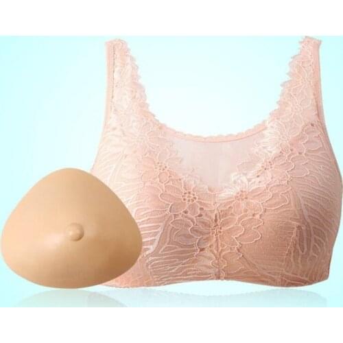 Women Bras Light Artificial Breast Breathable Underwear Female After Breast Cancer Surgery Mastectomy Special Bra Lingerie H4649