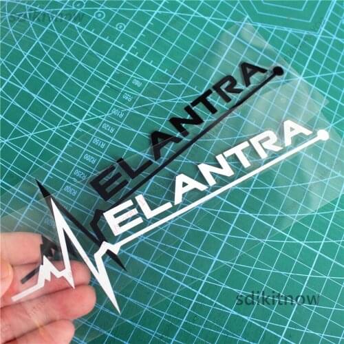 1pair Heart Car Sports Decal Sticker Styling Windows Door Decoration For hyundai elantra 2012 2017 208 2014 2015 accessories