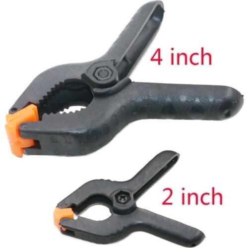 10 piece Woodworking Spring Clip Toggle Clamps 2" 4" inch DIY Tools Plastic Nylon for Photo Studio Background Clamp