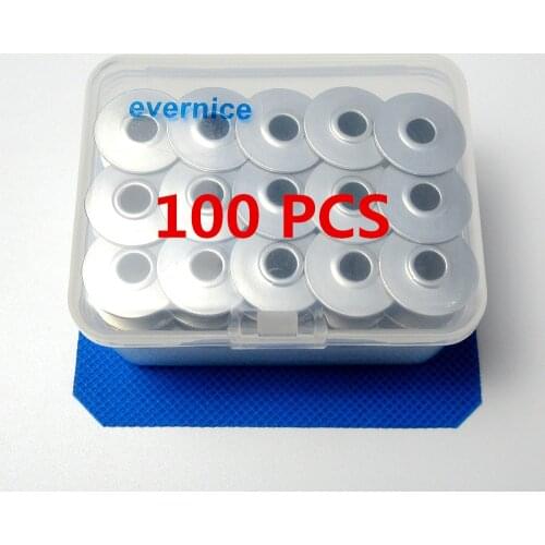 100 Bobbins W/ Box For Juki Lk-1850 1900 980 Ams-205 210 #B1827-280-000