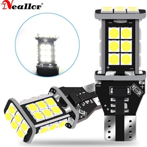 2x T15 W16W 921 912 Super Bright 2000LM CSP LED Canbus NO COB Error Car Backup Reserve Lights Bulb Tail Lamp Xenon White 6500K