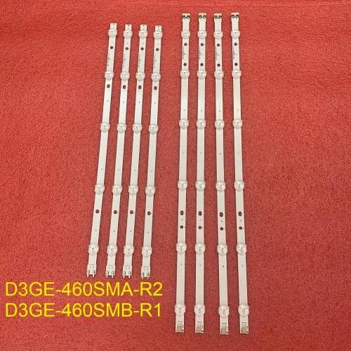 5set=40pcs LED backlight strip for Samsung UN46FH5003 UNFH5205 UN46H6203AG UN46FH6203 UE46H6203 UE46EH5300 UE46H5303 UE46EH5050