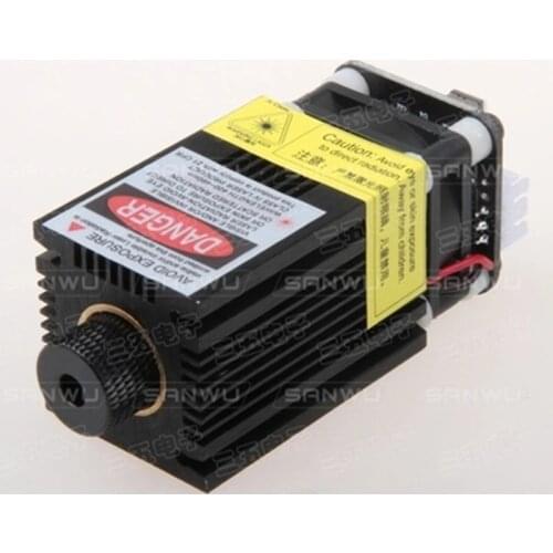 500MW laser engraving machine 0.5W high power laser modules focusing head point wavelength 445m12v
